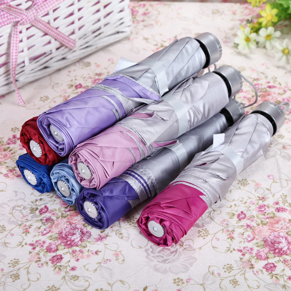 折叠礼品伞三折晴雨遮阳防晒银胶太阳伞广告活动节庆赠品礼品批发|ruв категории начало ежедневно, зонтик/дождь/дождь/водостойкость, зонтик - от Buy2taobao.com для оказания профессиональной услуги покупки агента Taobao