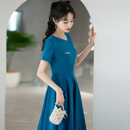 朵朵鲜女韩版中长款短袖修身