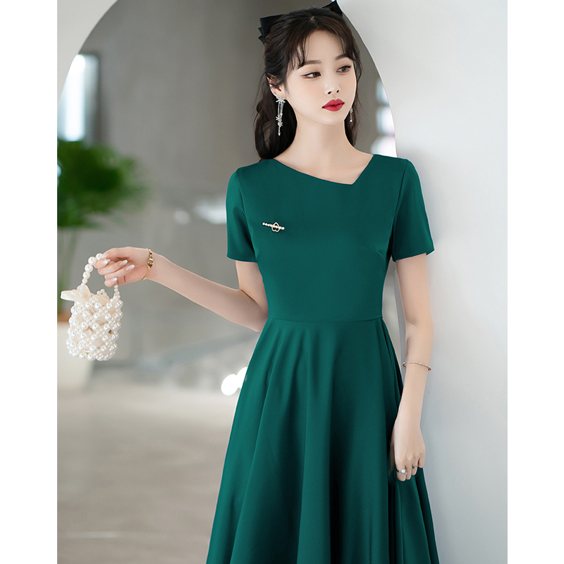 朵朵鲜女韩版中长款短袖修身