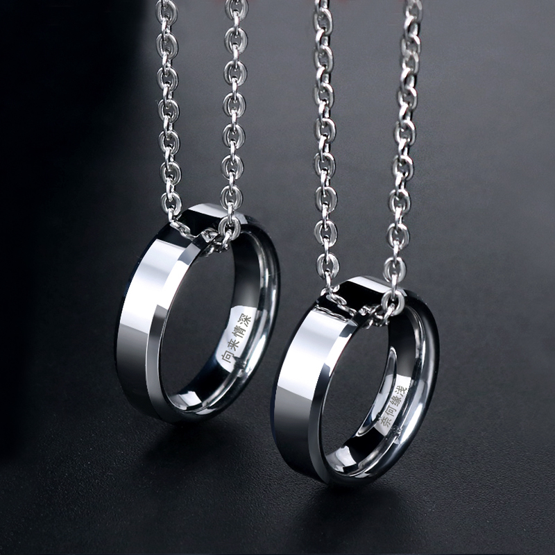 钨金材质刀刮不花，可做情侣饰品