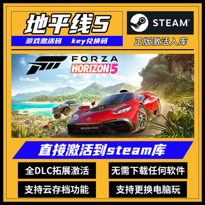 正版极限竞速地平线5 Steam激活码key 全DLC 非共享 支持在线联机