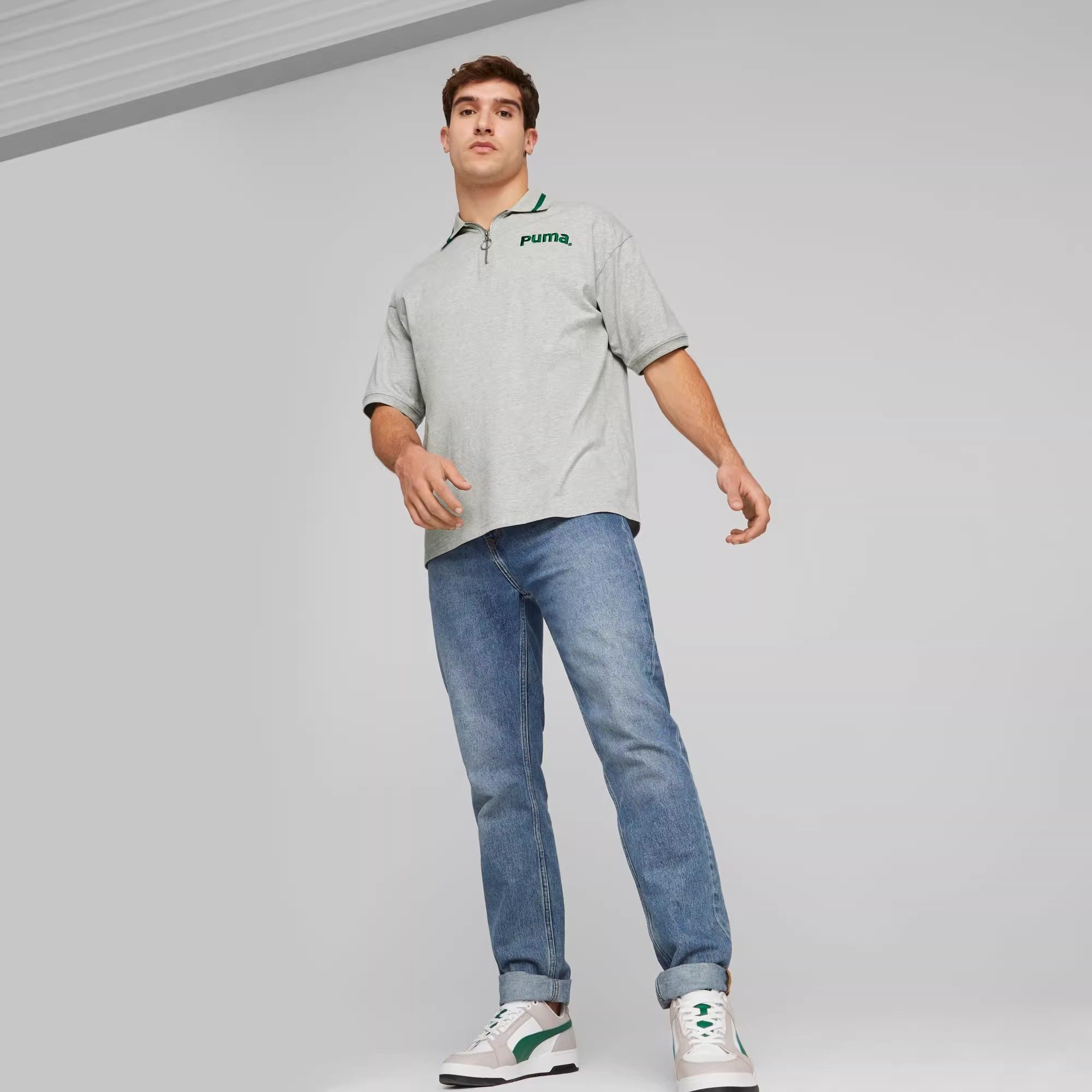 PUMA/彪马 男子休闲复古短袖POLO衫TEAM 622541,运动服/休闲服装,运动POLO衫,淘宝优惠券,粉丝福利购,淘宝优惠卷