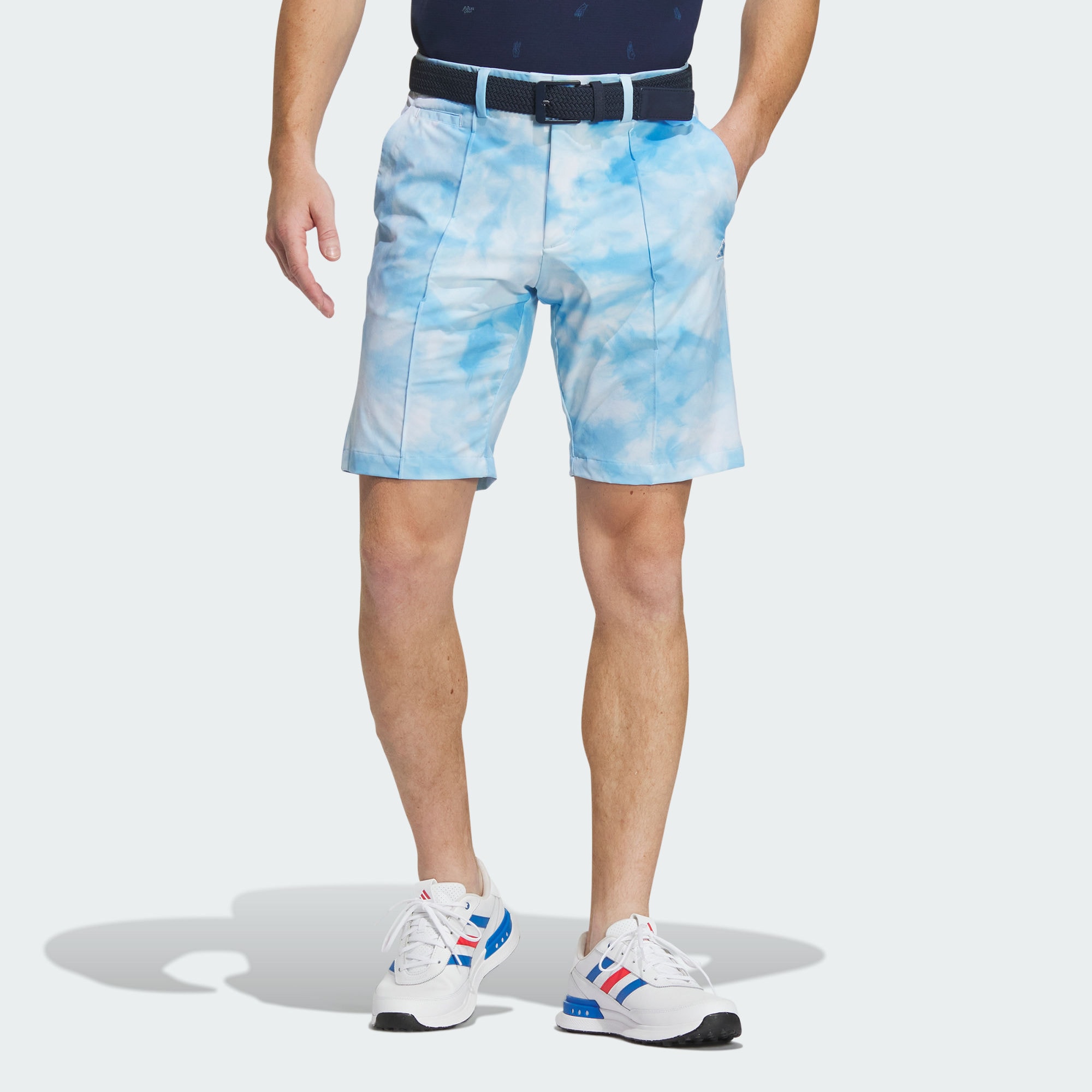 Adidas/阿迪达斯 男子 PLAYGREEN ALLOVER 高尔夫运动短裤 IN9032