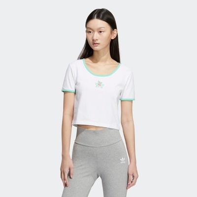 Adidas/阿迪达斯 三叶草舒适短款运动上衣短袖T恤 HR6911 HR6909