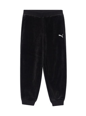 PUMA/彪马 男女中大童长裤舒适绒面收口运动裤 855991