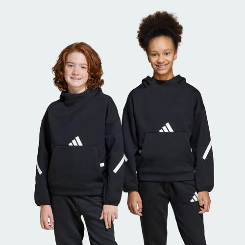 Adidas/阿迪达斯 大童亲子运动休闲宽松连帽卫衣套头衫 IS6916