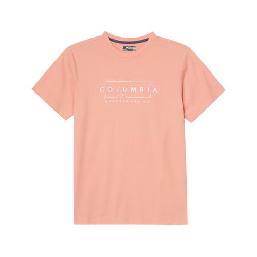 Columbia/哥伦比亚 男女轻薄透气户外徒步休闲T恤 AE1364-828