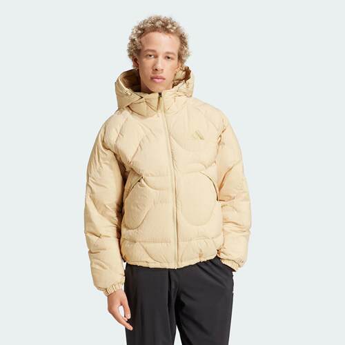 Adidas/阿迪达斯 男女防风保暖600蓬连帽鸭绒面包羽绒服 JG5927