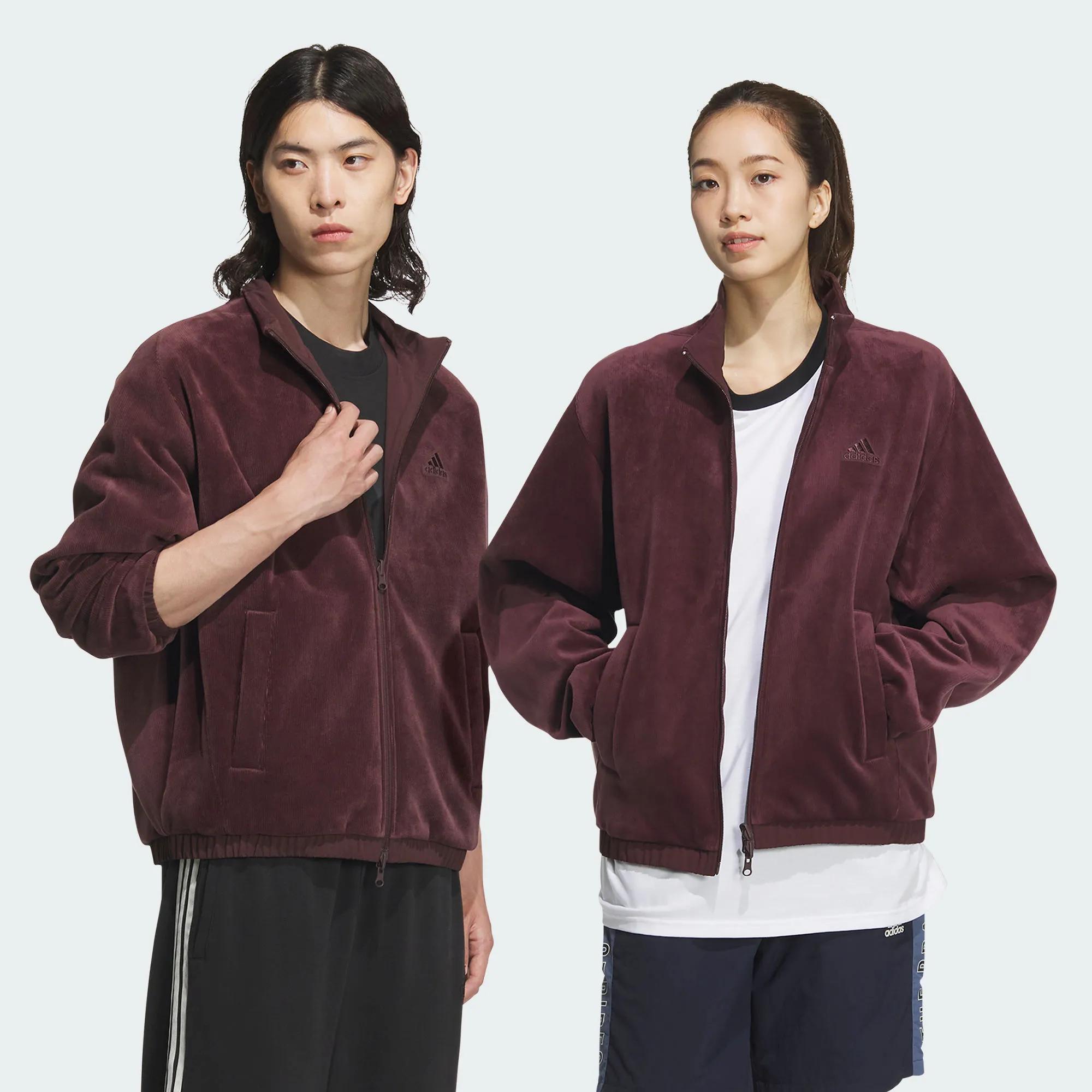Adidas/阿迪达斯 男女情侣款双面穿运动休闲宽松夹克外套 JI6655