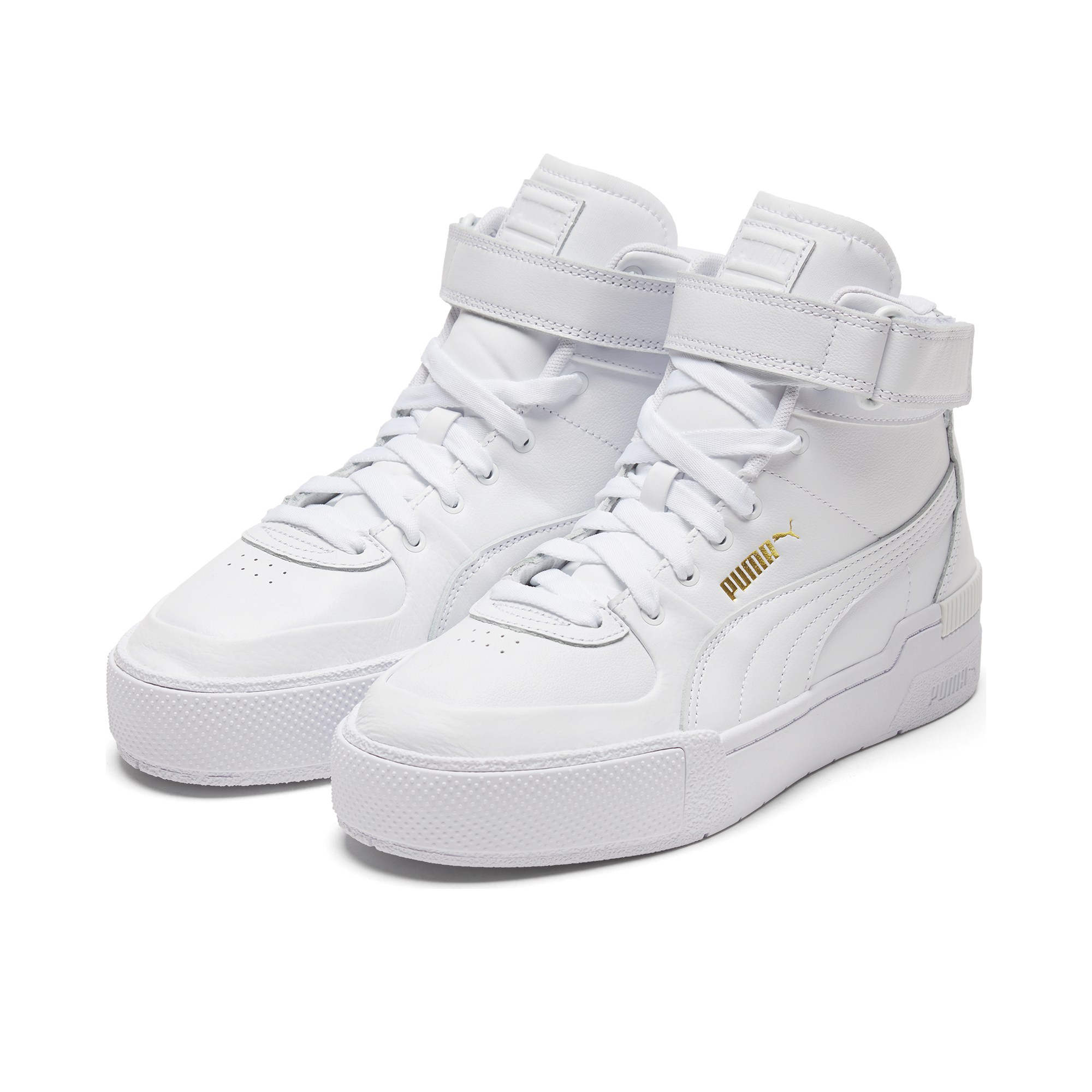 女中帮复古CALI厚底板鞋小白鞋