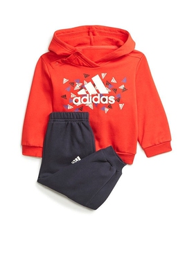 Adidas/阿迪达斯 儿童装时尚潮流运动舒适运动套装 GT9502 H28842