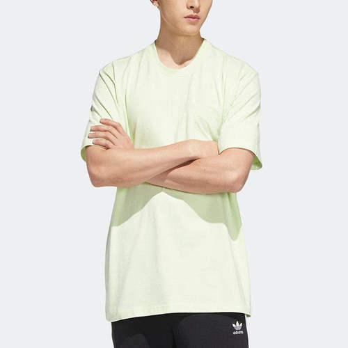 Adidas/阿迪达斯 男女款三叶草运动短袖圆领T恤 HM8009 HM8008