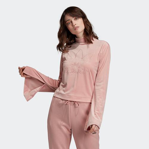 Adidas/阿迪达斯 女子三叶草 Sweater 运动卫衣 FN2792