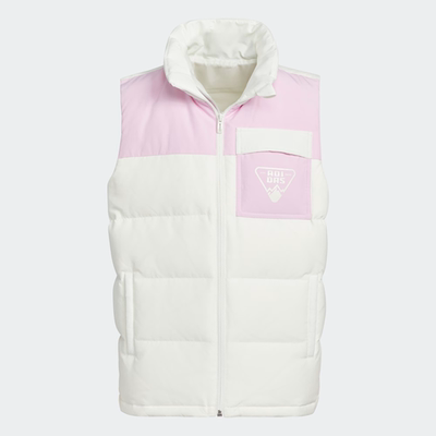 Adidas/阿迪达斯 大童拼接运动休闲630蓬鸭绒羽绒马甲 IN5214