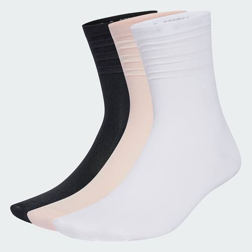 Adidas/阿迪达斯 女子三叶草 CREW SOCKS 舒适短筒袜子 IW8614