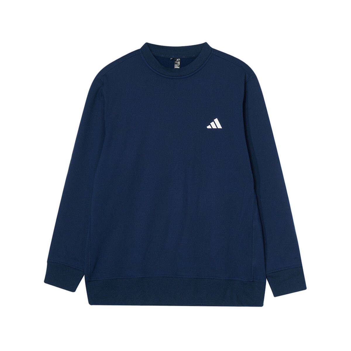 Adidas/阿迪达斯 男子简约薄绒保暖高尔夫运动圆领卫衣 KF0101