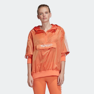 Adidas 女子Fiorucci 運動防風(fēng)衣夾克外套 FL4137 阿迪達(dá)斯