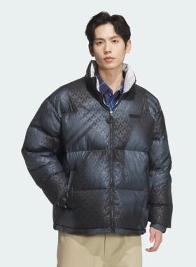 Adidas/阿迪达斯 男子三叶草双面穿运动600蓬鸭绒羽绒服 JD3746