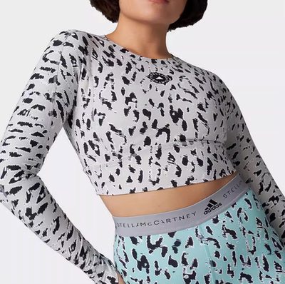 Adidas/阿迪达斯  女子Stella SMC运动健身紧身长袖T恤 HC6851