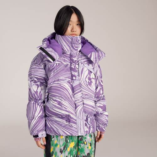 Adidas/阿迪达斯 女子 SMC 运动宽松连帽棉服外套 HG6899