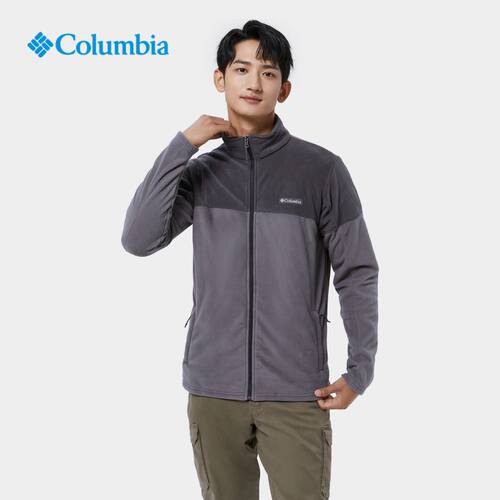 Columbia/哥伦比亚 男子柔软亲肤户外立领保暖抓绒衣 AE0560-023