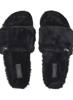 Puma/彪马 女子Leadcat 2.0 YLM 居家轻便毛毛绒运动拖鞋 385803