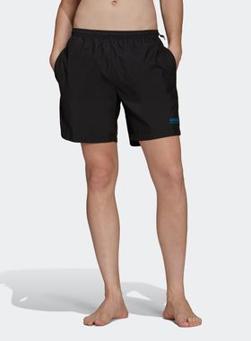 Adidas/阿迪达斯 男子三叶草 SWIM SHORTS 游泳运动短裤 HF4779
