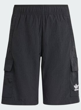Adidas/阿迪达斯 大童亲子三叶草 SHORTS 工装风运动短裤 IT5437