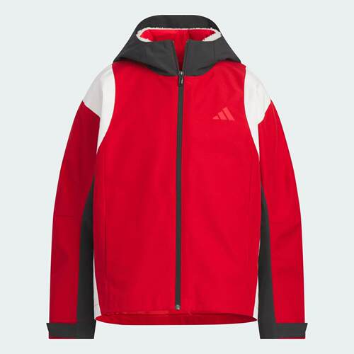Adidas/阿迪达斯 大童亲子三合一撞色运动连帽夹克外套 KB0579