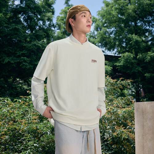 Adidas/阿迪达斯 男子印花运动休闲宽松短袖T恤 JD0384
