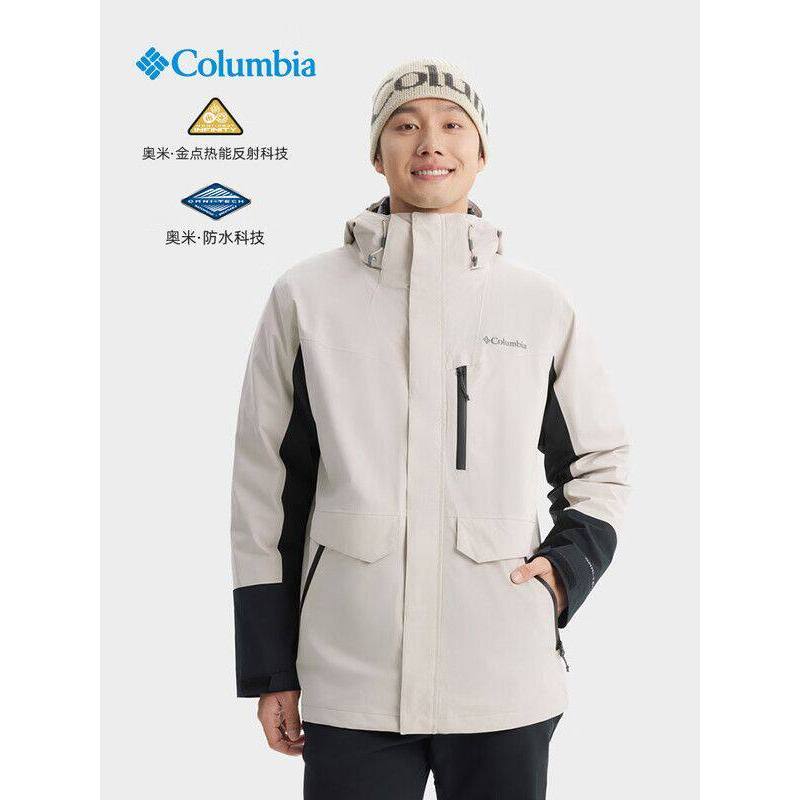 Columbia/哥伦比亚 男子防水羽绒内胆三合一冲锋衣 WE9643-278