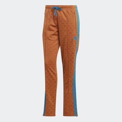Adidas/阿迪达斯 女子三叶草 PANTS 复古风印花运动裤 IK7875