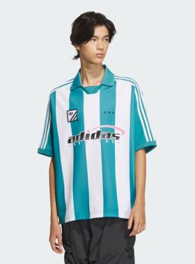 Adidas/阿迪达斯 男子三叶草运动宽松短袖翻领POLO衫 IW6307