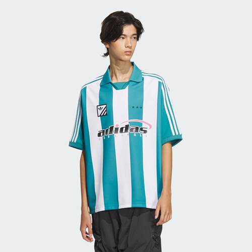 Adidas/阿迪达斯 男子三叶草运动宽松短袖翻领POLO衫 IW6307