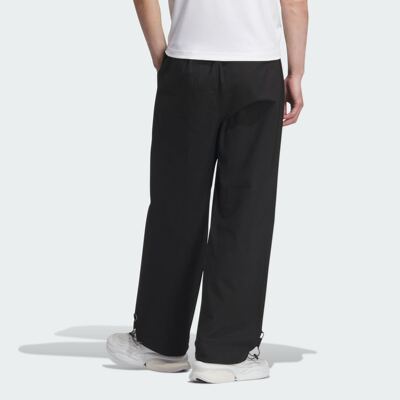 Adidas/阿迪达斯 男子梭织可调节直筒阔腿运动休闲裤 JE8572