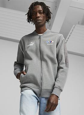 PUMA/彪马 男子棒球领拉链长袖针织夹克运动外套 62121303