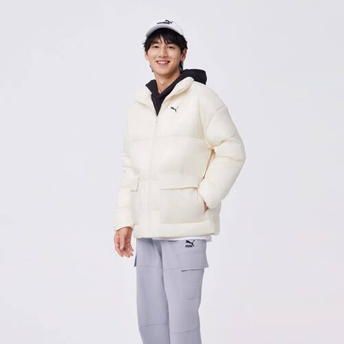 PUMA/彪马 男子加厚隔冷保暖轻盈短款棉服运动休闲外套 68743280