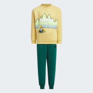 Adidas/阿迪达斯 儿童 TRACKSUIT 运动休闲长袖长裤 JC9379