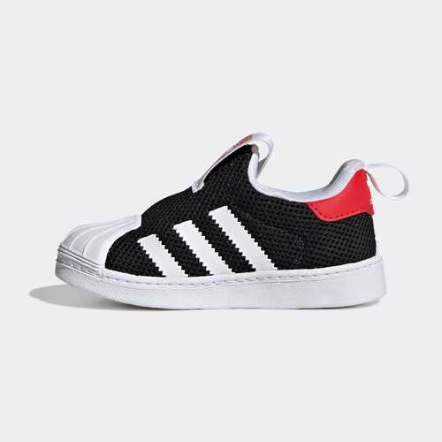 Adidas/阿迪达斯 儿童三叶草经典贝壳头一脚蹬运动学步鞋 GZ5035