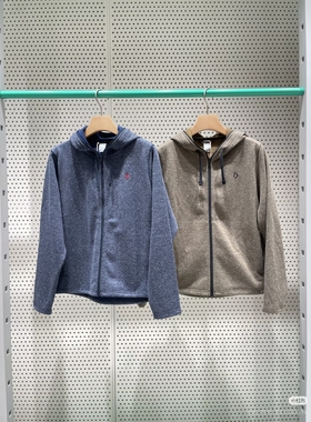 A0261JA03素V2026春1款1650国内正品代购回收涤麻抓绒带帽外套