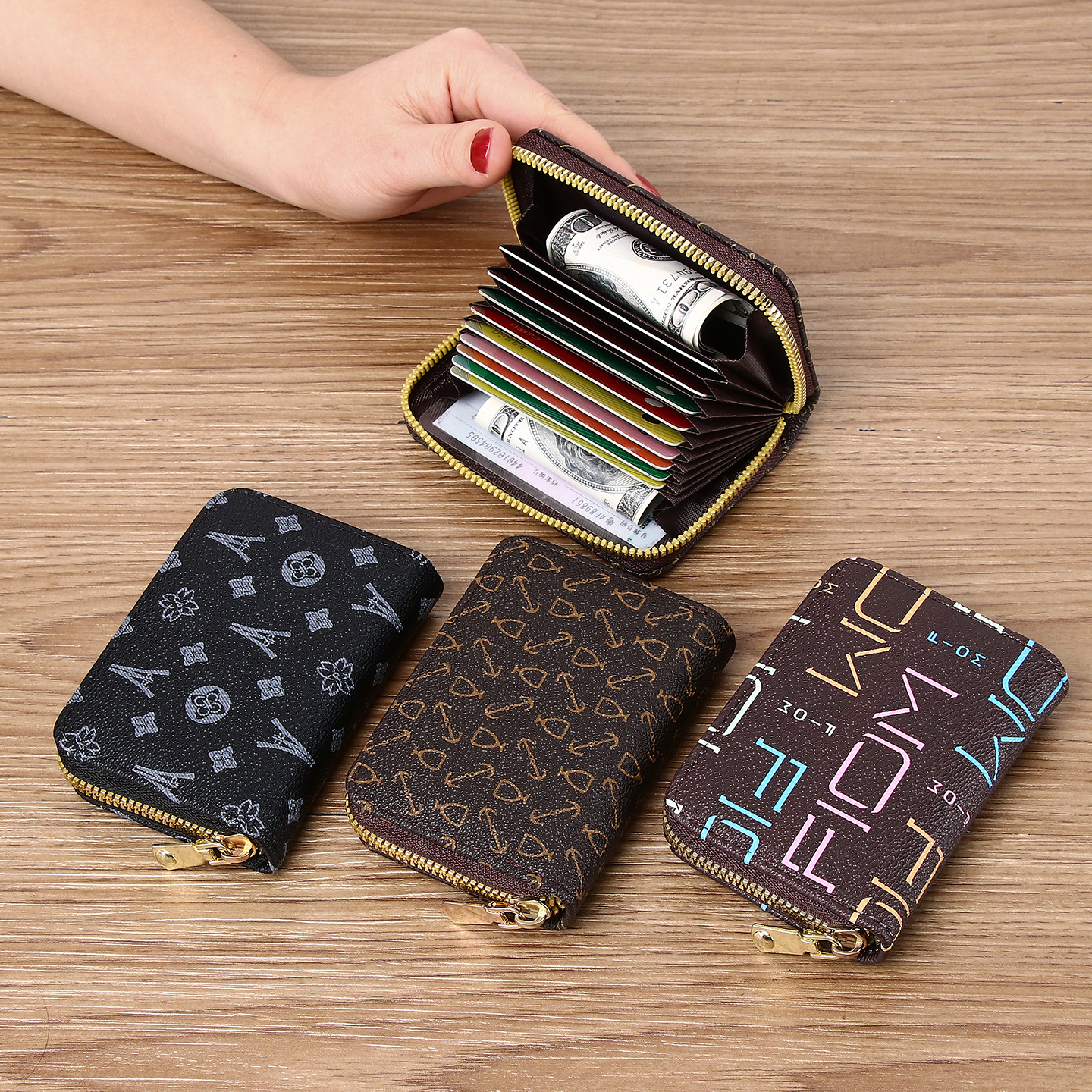 新款多卡位驾驶证卡包