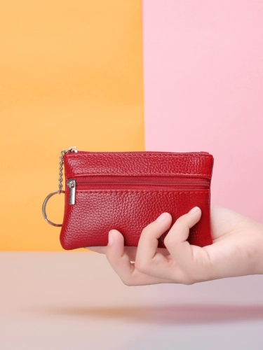 Маленький бумажник, модный кошелек, ультратонкая сумка через плечо, короткая маленькая сумка клатч, ключница, картхолдер, монеты, в корейском стиле