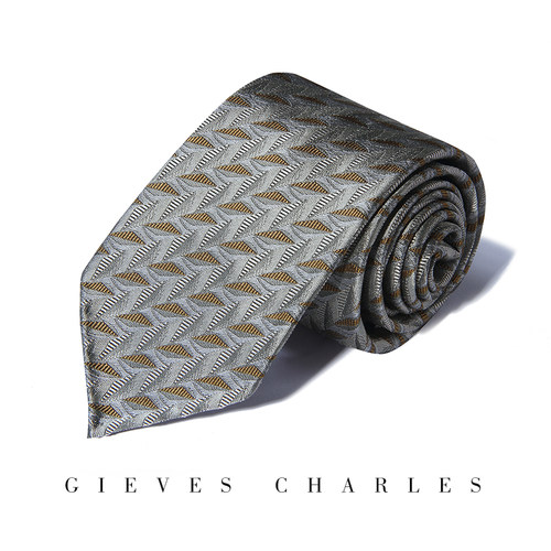 GIEVESCHARLES真丝商务领带