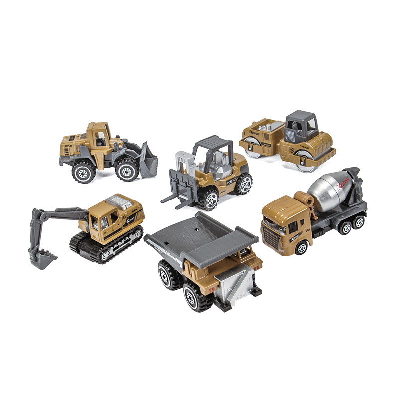 工程车中性滑行迷你玩具