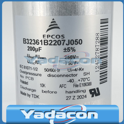 EPCOS薄膜电容B32373 A2307 A2257 A2207 A2157 J050 350v/250v