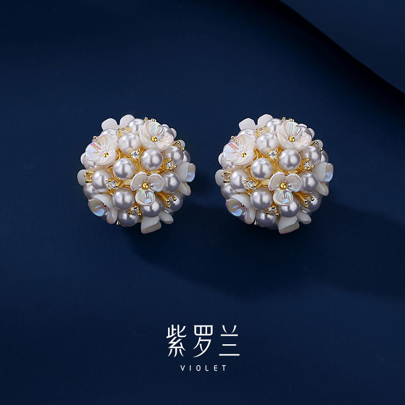 【紫罗兰正版】芙花耳钉