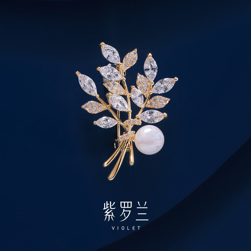 【紫罗兰正版】锦麦胸针高档女小香风麦穗胸花别针2025新款潮送礼,饰品/流行首饰/时尚饰品新,胸针,淘宝优惠券,粉丝福利购,淘宝优惠卷