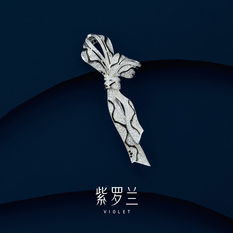【紫罗兰正版】云结胸针