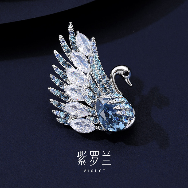 【紫罗兰正品】绽鹅胸针