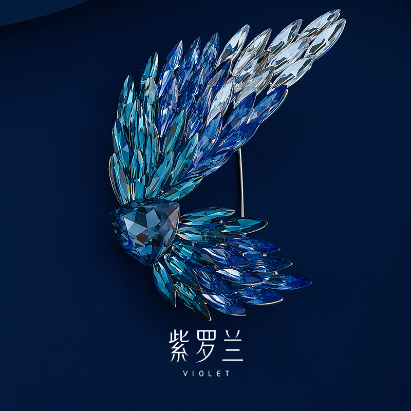 【紫罗兰正版】馨之羽胸针